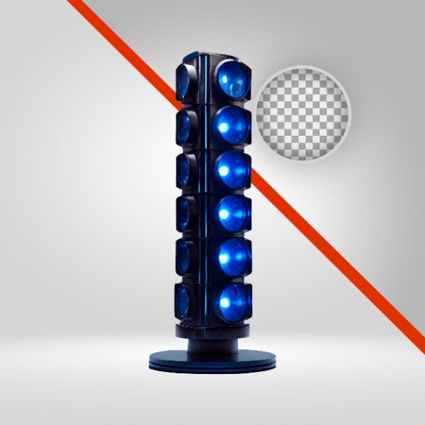REFLETOR 3D-IA, LUZES PARA FLYER DE EVENTO, LUZ LED, SPOT 3D, LUZ AZUL BALADA, NEON, TEMA BAILE FUNK, ELEMENTO PNG