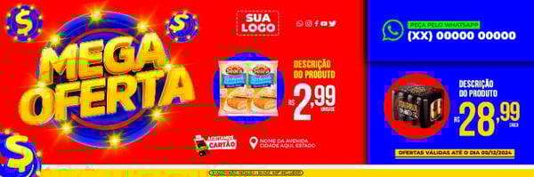 BANNER DE SUPERMERCADO SOCIAL MEDIA PSD EDITÁVEL