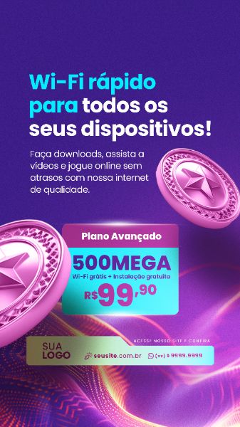 STORY - PROVEDOR DE INTERNET - WI-FI RÁPIDO