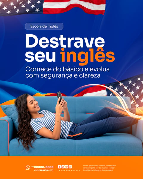 ESCOLA DE INGLÊS SOCIAL MEDIA PSD EDITÁVEL 6
