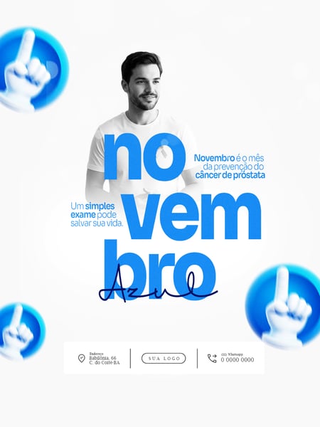 FLYER NOVEMBRO AZUL CONSCIENTIZAÇÃO SAÚDE MASCULINA PSD EDITÁVEL (10)