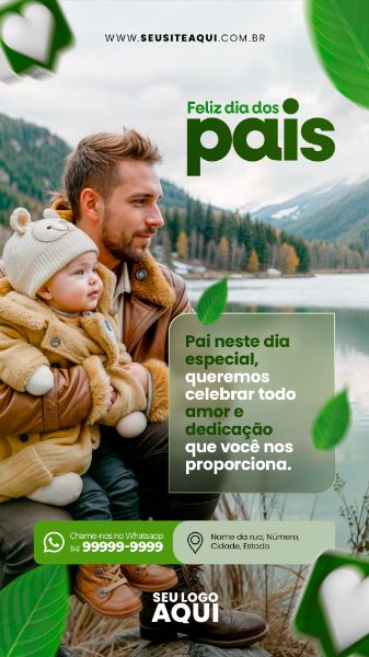 STORY - FELIZ DIA DOS PAIS | SOCIAL MEDIA | PSD EDITÁVEL