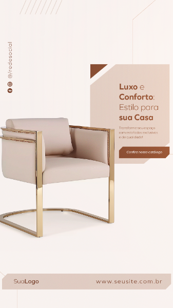 LOJA DE MÓVEIS E DECORAÇÃO SOCIAL MEDIA STORY