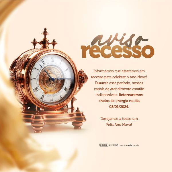 SOCIAL MEDIA - FELIZ 2024 - RECESSO