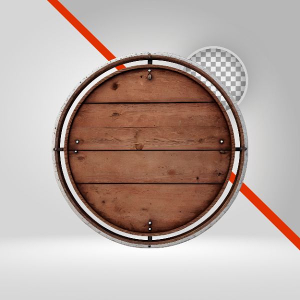 CÍRCULO DE MADEIRA, 3D TÁBUA PRA TEXTO, FUNDO DE MADEIRA VELHA, RODA, PLACA SINALIZADORA, ELEMENTO PNG, TRANSPARENTE