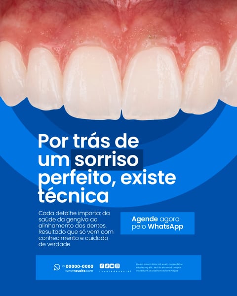 CLÍNICA ODONTOLÓGICA SOCIAL MEDIA PSD EDITÁVEL 8