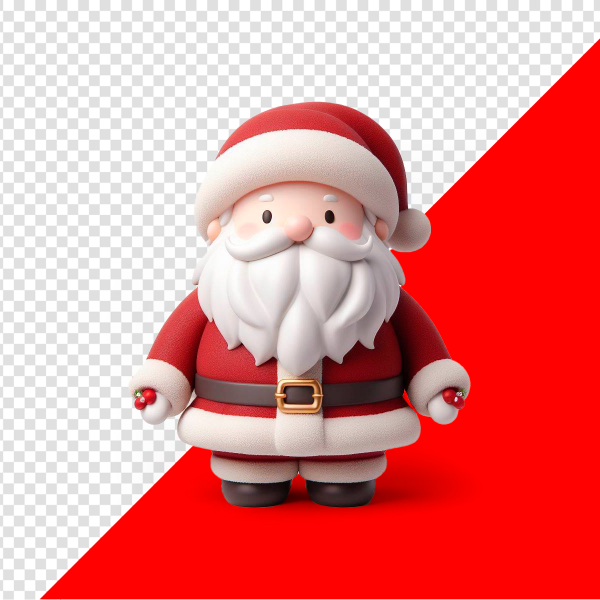IMAGEM DE PAPAI NOEL SEM FUNDO