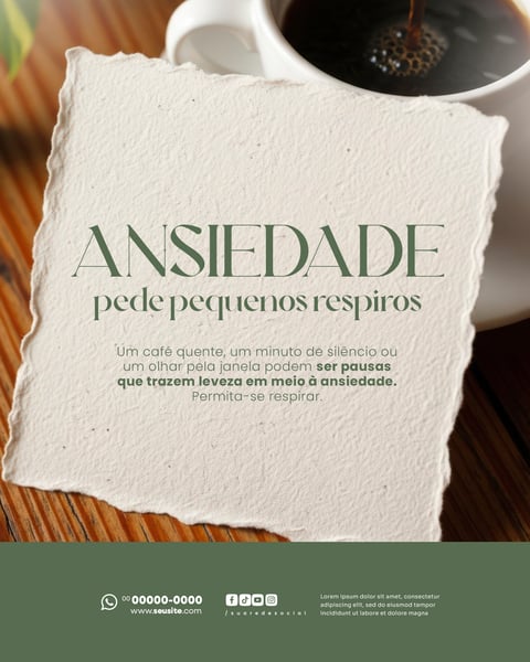 SOCIAL MEDIA PSICOLOGIA E ANSIEDADE PSD EDITÁVEL 3