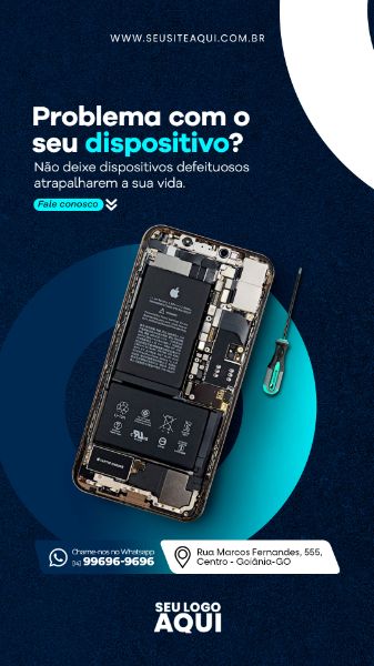 STORY - ASSISTÊNCIA TÉCNICA CELULAR E CONSOLES - MANUTENÇÃO, CONCERTO - PSD EDITÁVEL