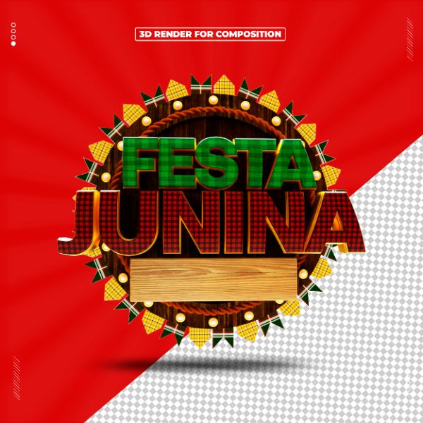 SELO 3D FESTA JUNINA
