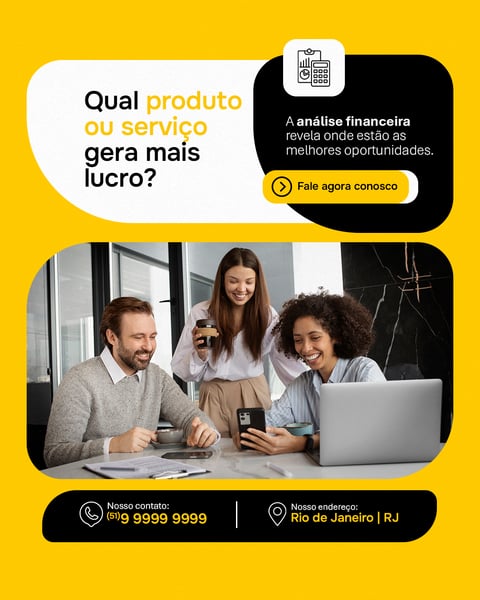 CONTABILIDADE QUAL PRODUTO SOCIAL MEDIA PSD EDITÁVEL