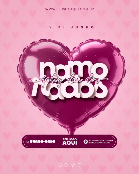 FEED VERTICAL - FELIZ DIA DOS NAMORADOS - VALENTINE'S DAY | SOCIAL MEDIA