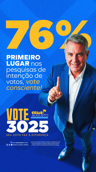 CAMPANHA POLÍTICA DEPUTADO FEDERAL STORIES 8