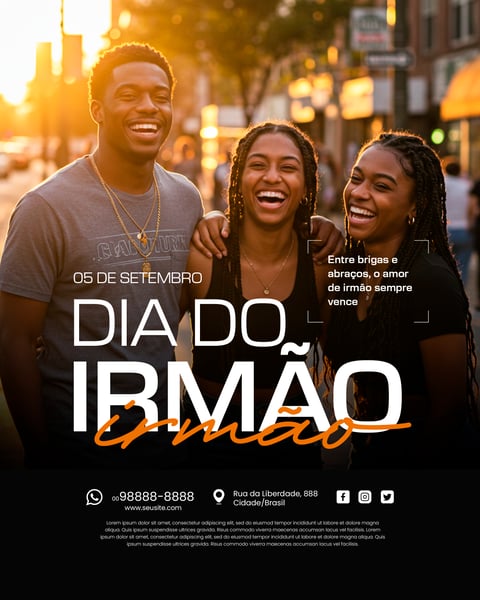 5 DE SETEMBRO DIA DO IRMÃO