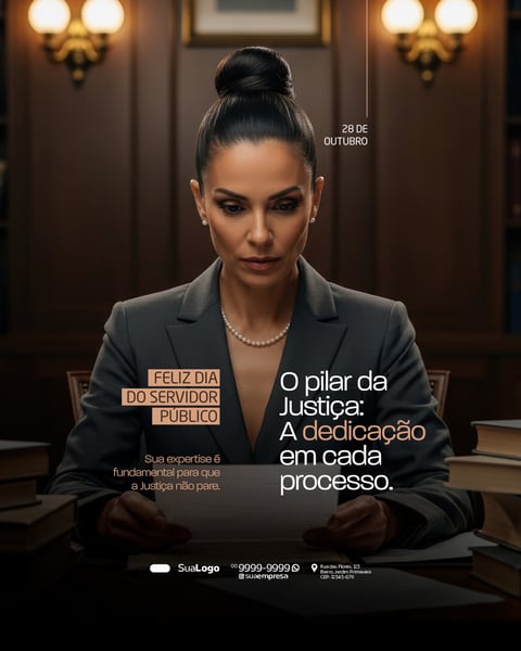 DIA DO SERVIDOR PÚBLICO 28 DE OUTUBRO SOCIAL MEDIA PSD EDITÁVEL 2