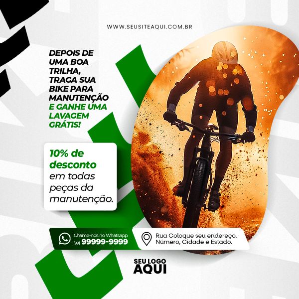 BICICLETARIA - SOCIAL MEDIA - BIKE - PSD EDITÁVEL