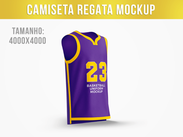 CAMISETA REGATA BASQUETE MOCKUP VISTA LATERAL