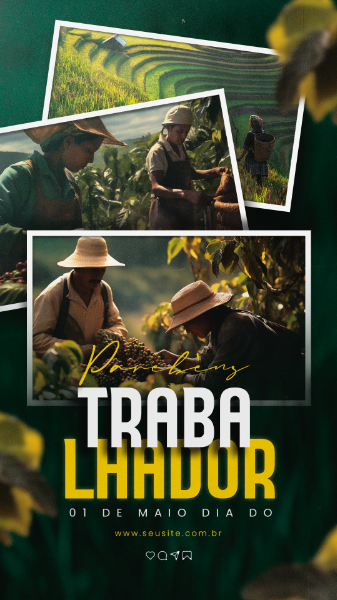 STORIES DIA DO TRABALHADOR 1 DE MAIO