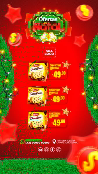 REDES SOCIAIS OFERTAS DE NATAL STORIES