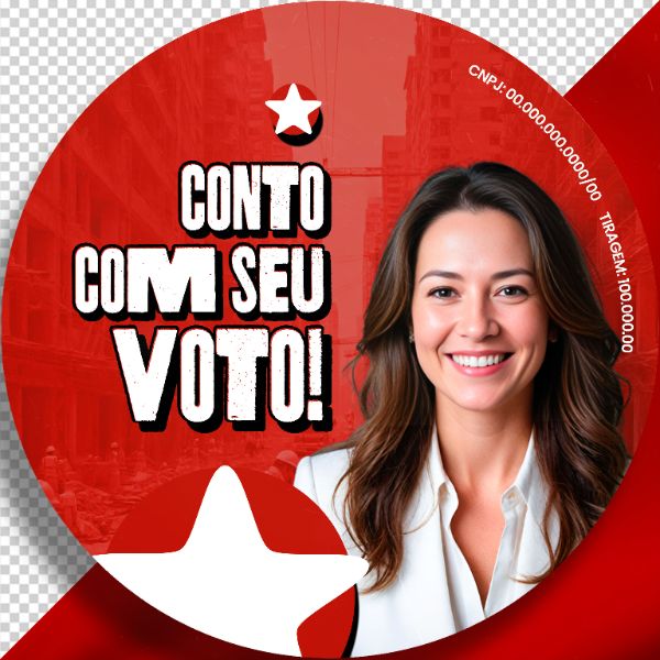 MOCKUP ADESIVO PRAGUINHA ELEIÇÕES CAMPANHA ELEITORAL POLÍTICA ELEIÇÃO PREFEITO VEREADOR GOVERNADOR DEPUTADO PSD
