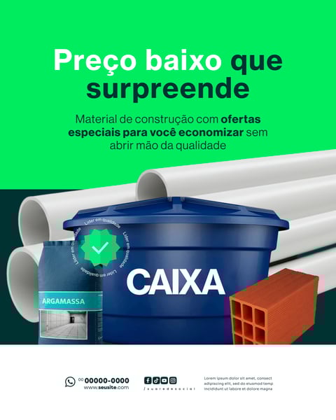 LOJA MATERIAL DE CONSTRUÇÃO SOCIAL MEDIA PSD EDITÁVEL 3