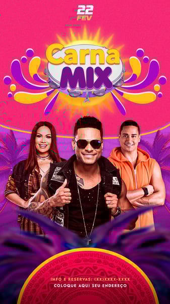 FLYER EVENTO CARNAVAL STORIES