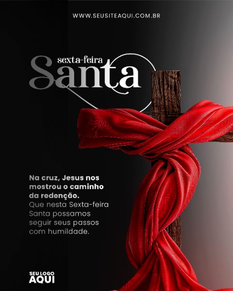 STORY - SEXTA FEIRA-SANTA | SEMANA SANTA | PSD EDITÁVEL