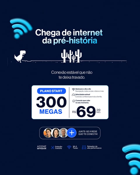 SOCIAL MEDIA PROVEDOR DE INTERNET FEED PSD EDITÁVEL 6