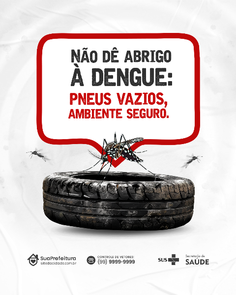 CONSCIENTIZAÇÃO CONTRA A DENGUE SOCIAL MEDIA