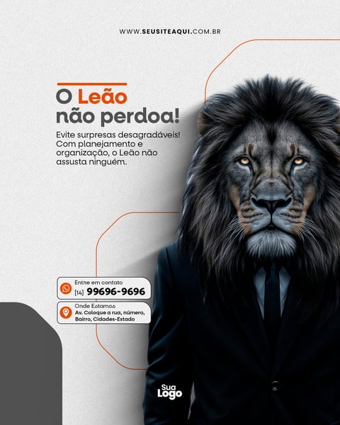 Post feed quadrado para Escritório de Contabilidade - Social Media