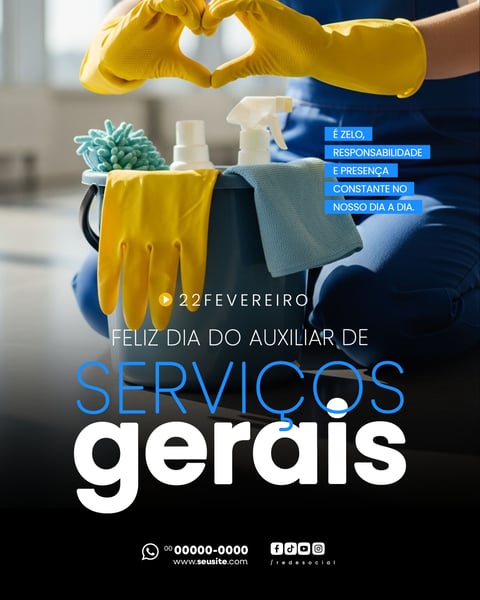 DIA DO AUXILIAR DE SERVIÇOS GERAIS