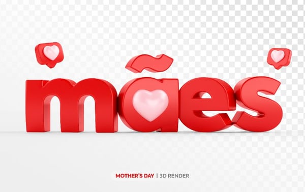 TEXTO MÃES 3D PARA DIA DAS MÃES