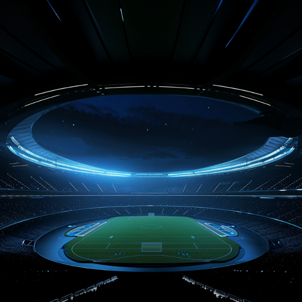 IMAGEM DE ESTADIO COM LUZES PARA COMPOSIÇÃO