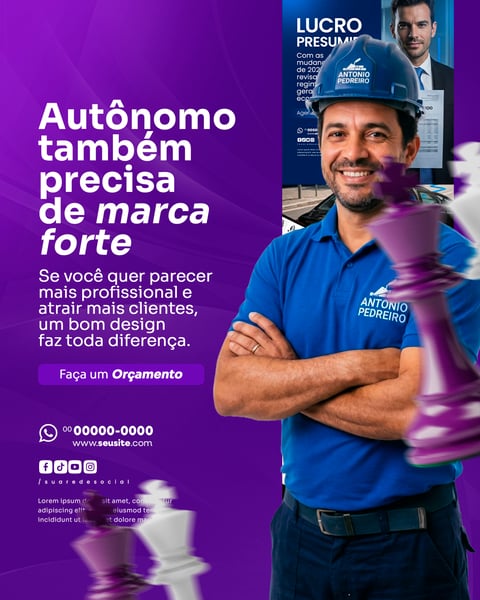 DESIGN GRÁFICO SOCIAL MEDIA PSD EDITÁVEL 3