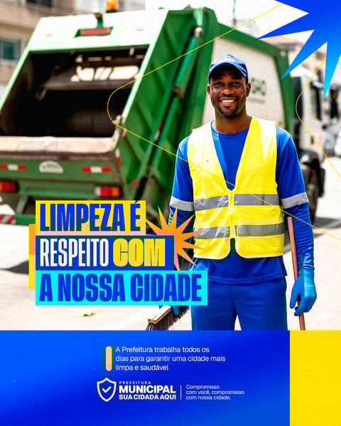 Social Media Prefeitura Gestão Municipal PSD Editável