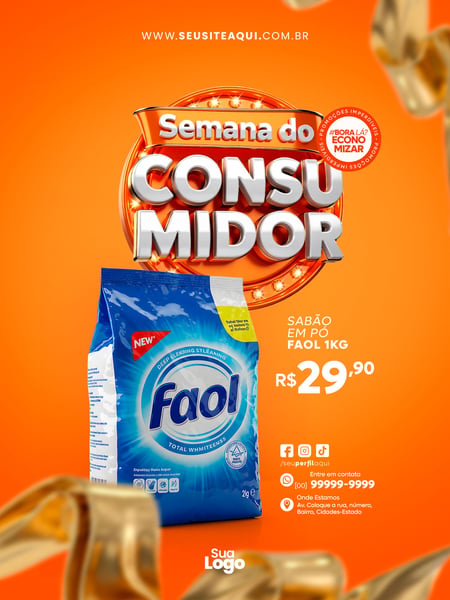 FEED DIA DO CONSUMIDOR SOCIAL MEDIA PSD EDITÁVEL 2
