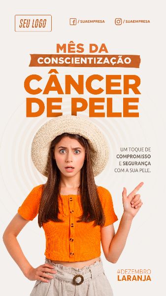 CÂNCER DE PELE DEZEMBRO LARANJA