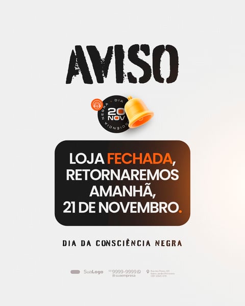 COMUNICADO DIA DA CONSCIÊNCIA NEGRA 20 DE NOVEMBRO SOCIAL MEDIA PSD EDITÁVEL (3)