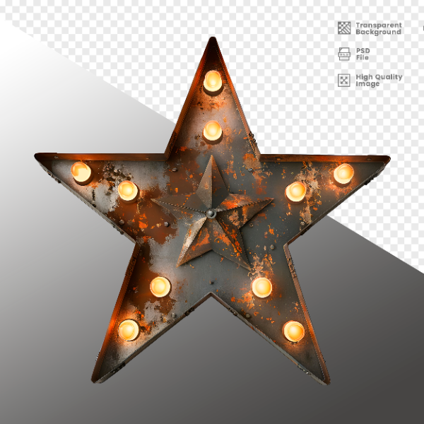 ELEMENTE DE FERRO COM LUZ - ELEMENTO 3D PARA COMPOSIÇÃO - IRON