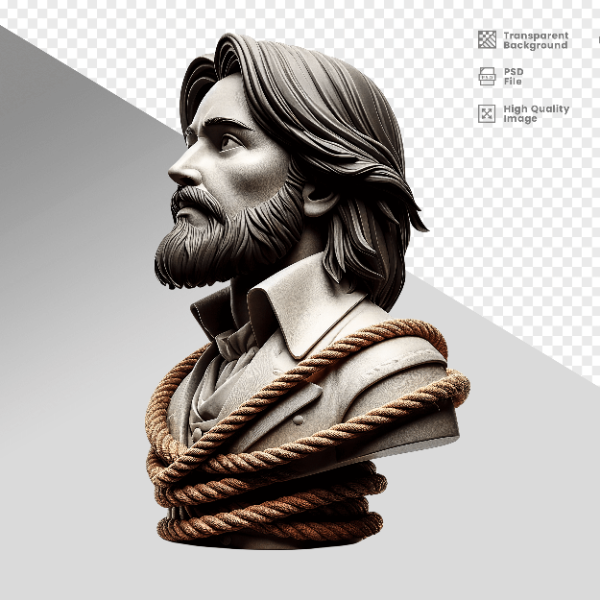 MASCOT 3D TIRADENTES  - 21  DE ABRIL DIA DE TIRADENTES