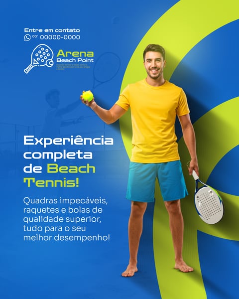 BEACH TENNIS - EXPERIÊNCIA COMPLETA