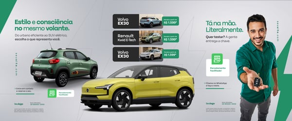 Carros Elétrico Social Media PSD Editável 