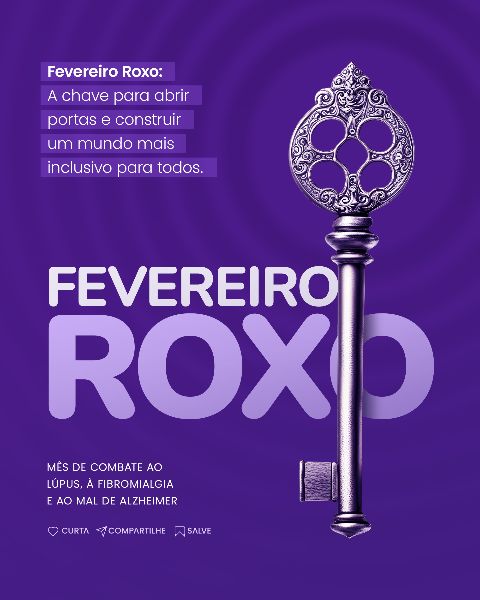 CAMPANHA | FEVEREIRO ROXO -  SOCIAL MEDIA