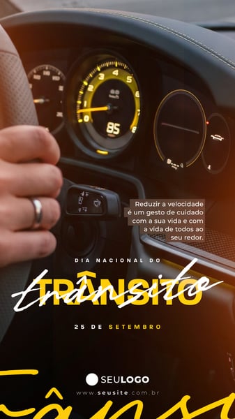 STORY SOCIAL MEDIA DIA NACIONAL DO TRÂNSITO PSD EDITÁVEL 05