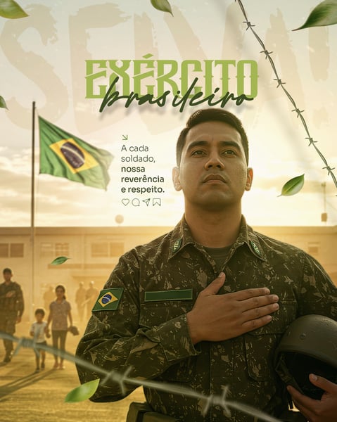 SOCIAL MEDIA - DIA DO EXERCITO BRASILEIRO