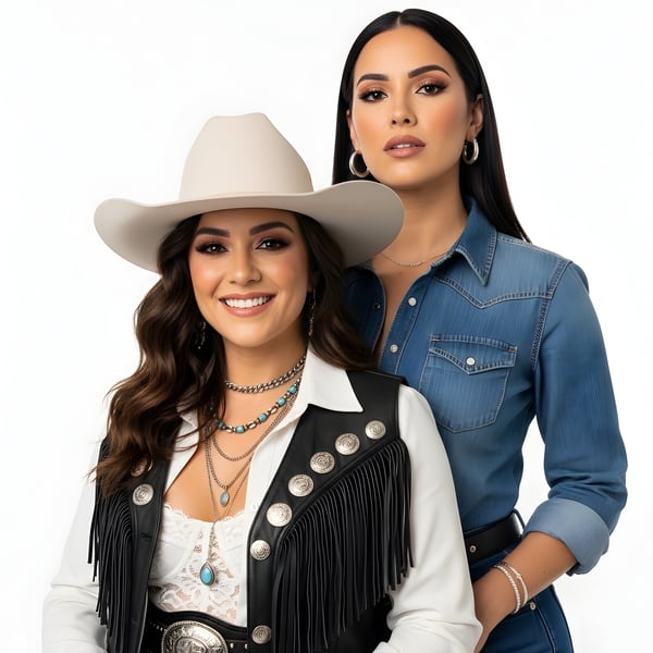 DUPLA SERTANEJA DUAS MULHERES ELEGANTES CANTORAS 08
