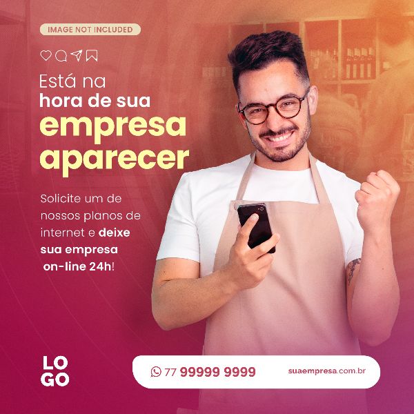 ESTÁ NA HORA DE SUA EMPRESA APARECER - INTERNET