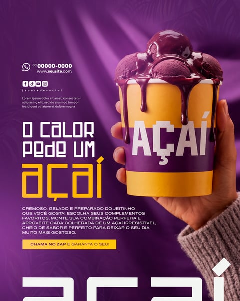 AÇAÍ SOCIAL MEDIA PSD EDITÁVEL 4