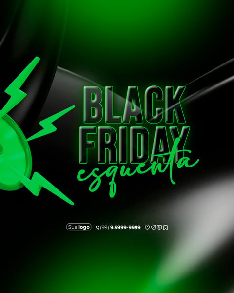 FLYER BLACK FRIDAY - PSD EDITAVEL 4