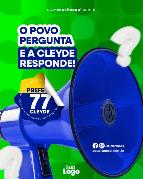 FEED VERTICAL - CAMPANHA POLITICA - SOCIAL MEDIA | PSD EDITÁVEL